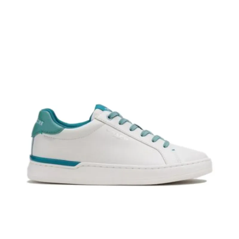 COACH Clip Low Top Low Top Stylish Skateboarding Shoes Women's White-1