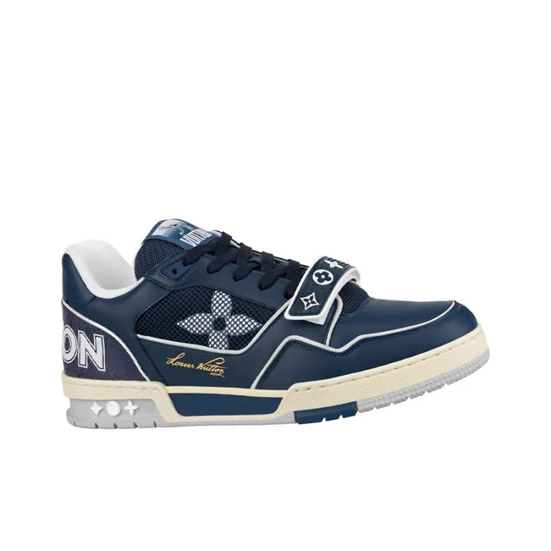 LOUIS VUITTON Trainers 'Navy Mesh'-1