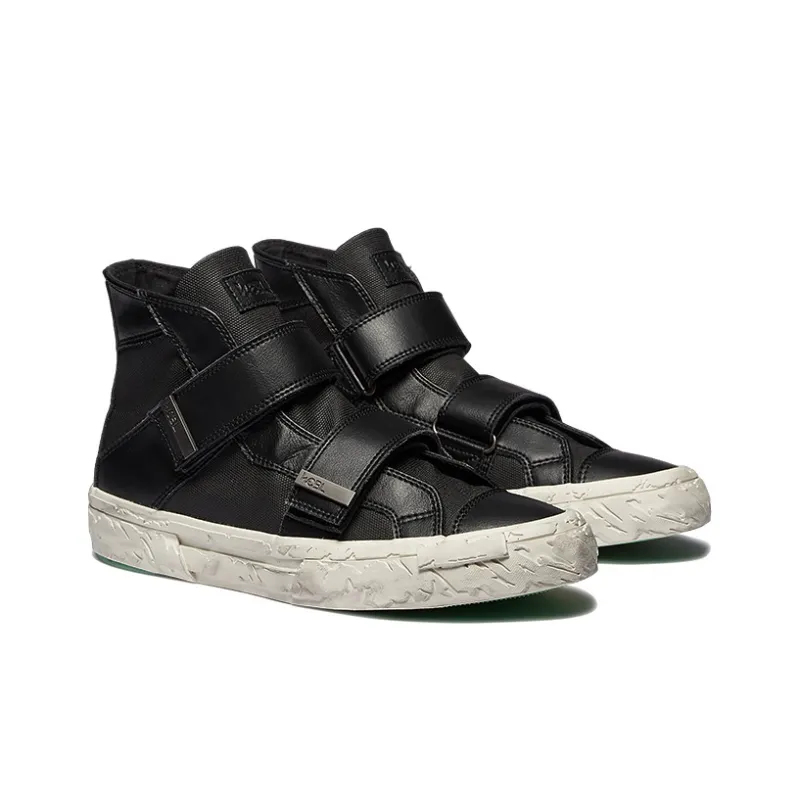 WCBL No Trend No Shadow Collection High-Top Skateboard Shoes Unisex Black-2