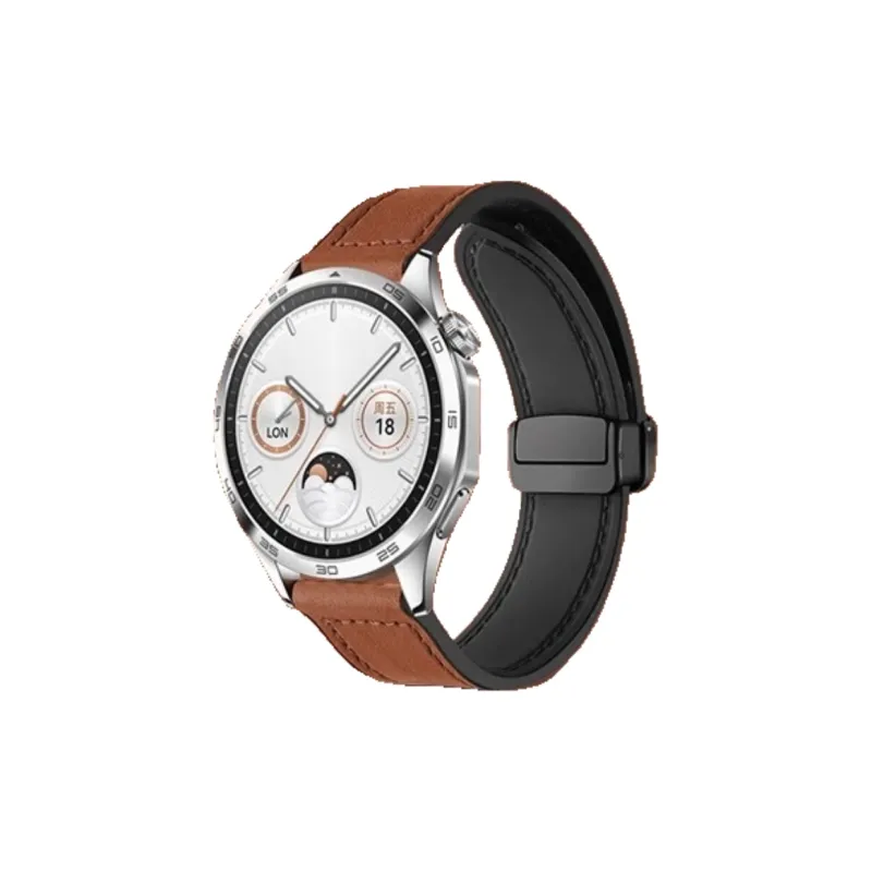 Yu Qing Huawei Compatibility Watch Band Cowhide Leather Material-2
