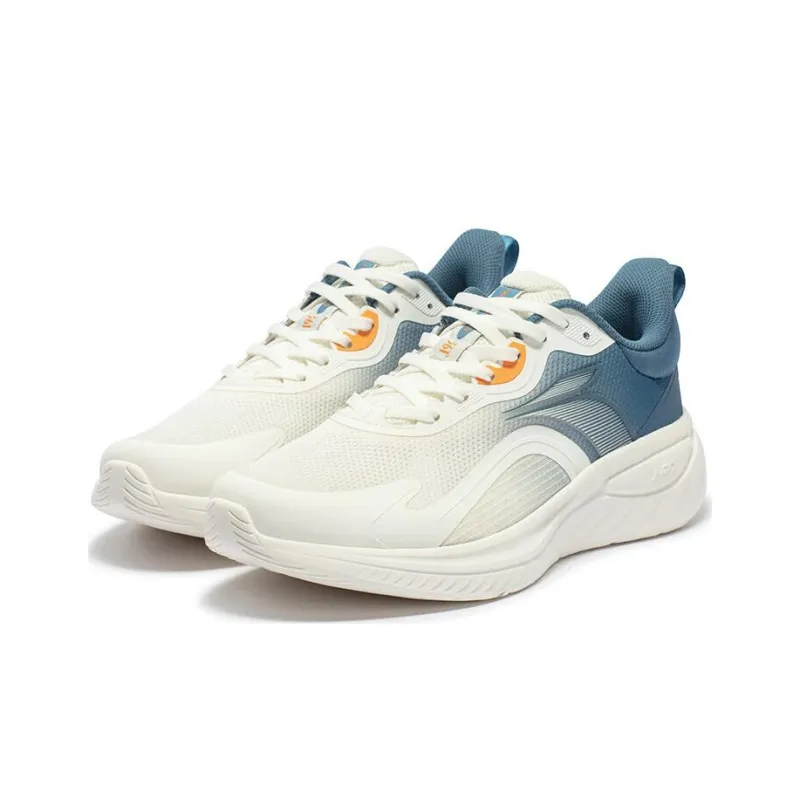 361° Durable Breathable Low Top Running Shoes Men's White Blue-2