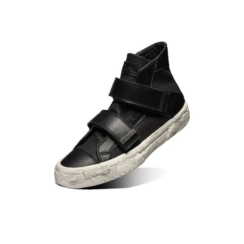 WCBL No Trend No Shadow Collection High-Top Skateboard Shoes Unisex Black-3