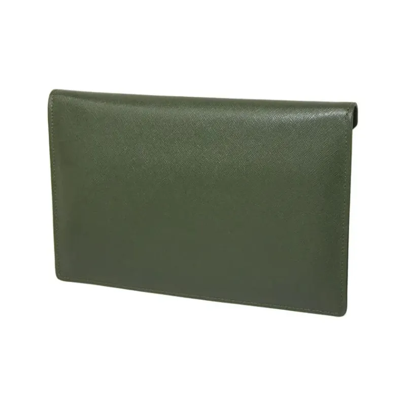 Vivienne Westwood Leather Clutch Women's Green-2