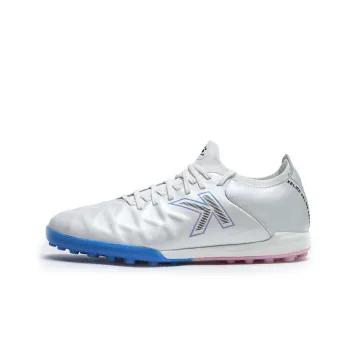 KELME TF Rubber Broken Studs Cushioning Anti Slip And Wear Resistant Soccer Shoes Unisex White Blue