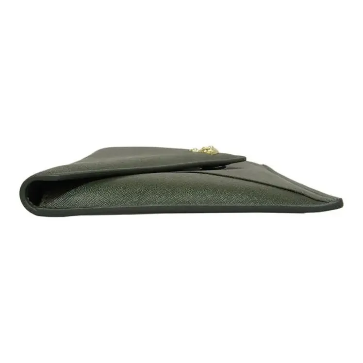Vivienne Westwood Leather Clutch Women's Green-3