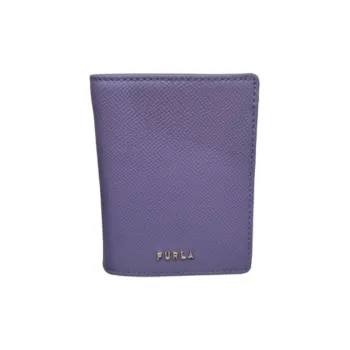 Furla Leather Wallet Women's Purple