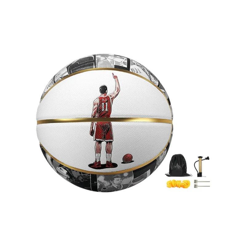 ProSelect x US17 Microfiber Leather Basketball White Size 7 Training Unisex-6