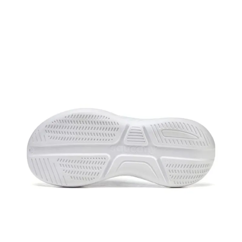 Saucony Cradle Slip Resistant Abrasion Resistant Slide Slippers Unisex White Light Blue-4