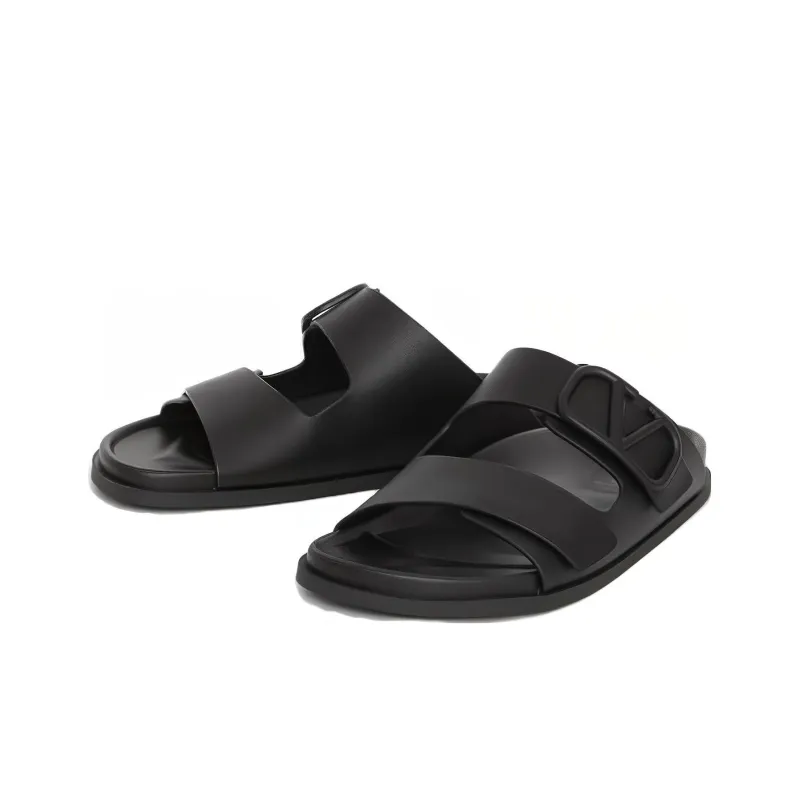 Valentino VLogo Signature Slip On Slides-2