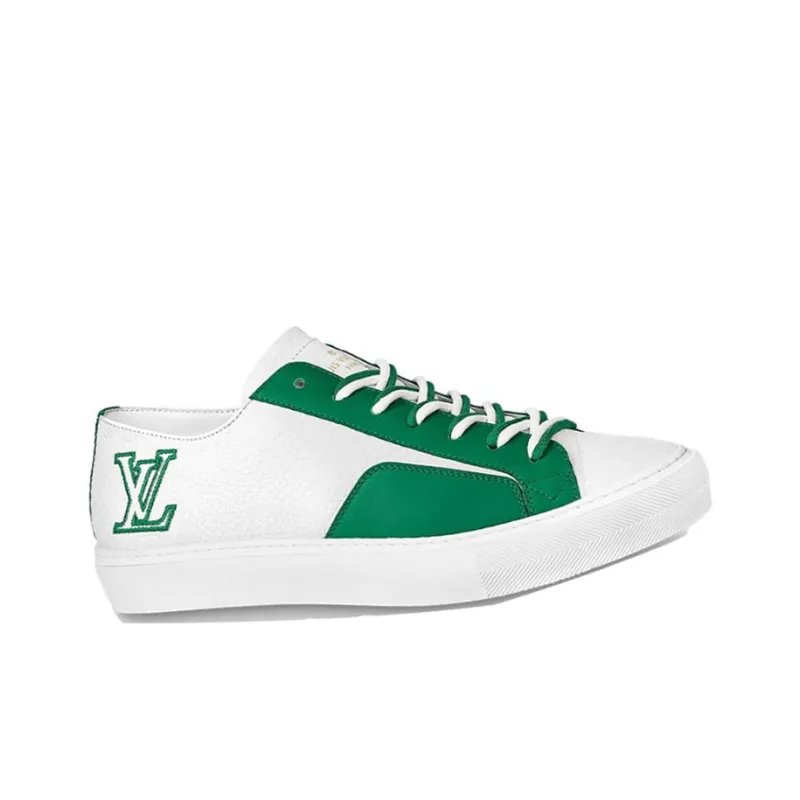 LOUIS VUITTON Tattoo Sneakers 'White Green'-1