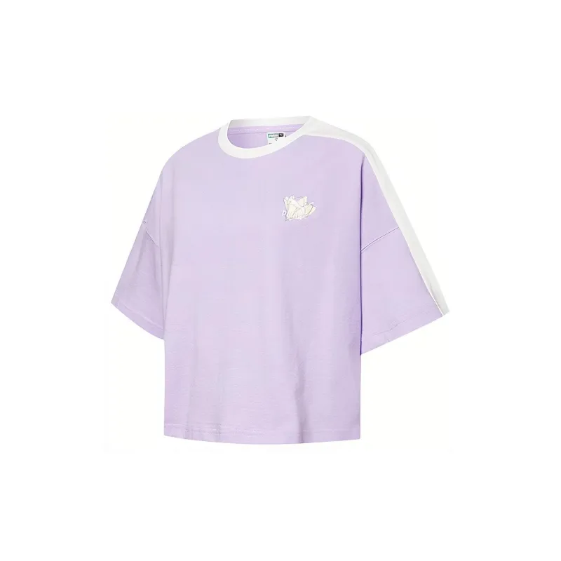PUMA Crop Tops Women's Lavender-1