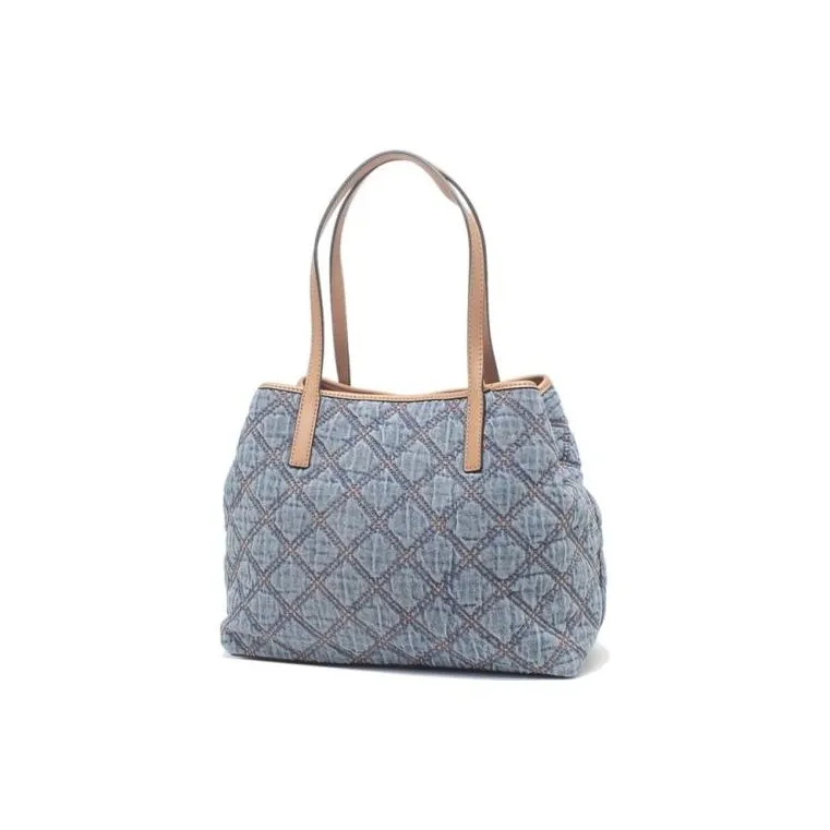 GUESS Cotton One Shoulder Handbags Women's Denim Blue-2