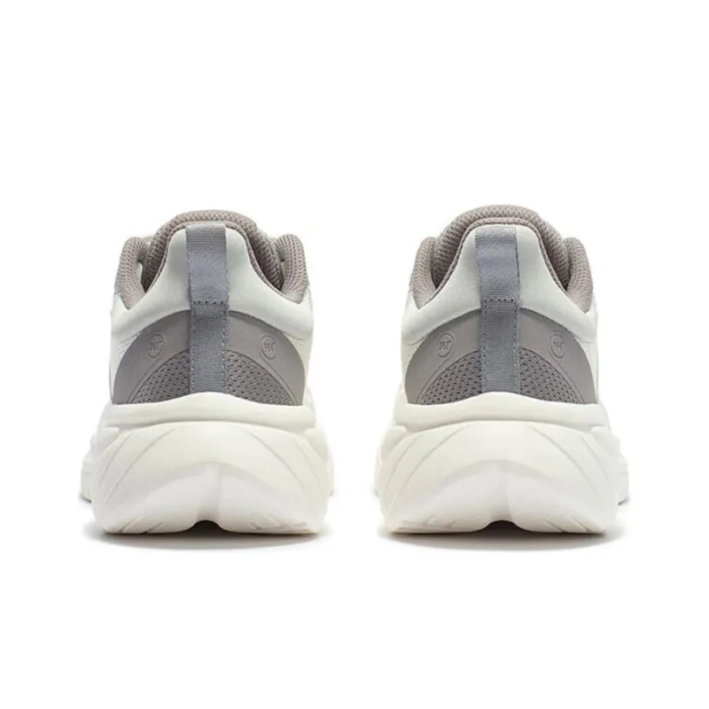 361° Durable Breathable Low Top Running Shoes Men's Gray White-3