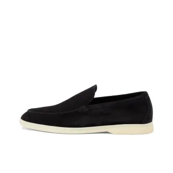 Loro Piana Summer Walk Loafers Men's Black