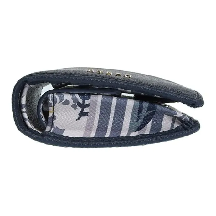Furla Leather Wallet Small Size Women's Marine Blue-3