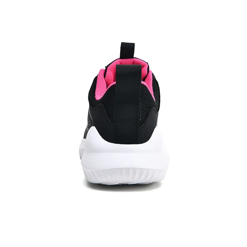 Binary Low Top Running Shoes Women's Black Rose Red-3