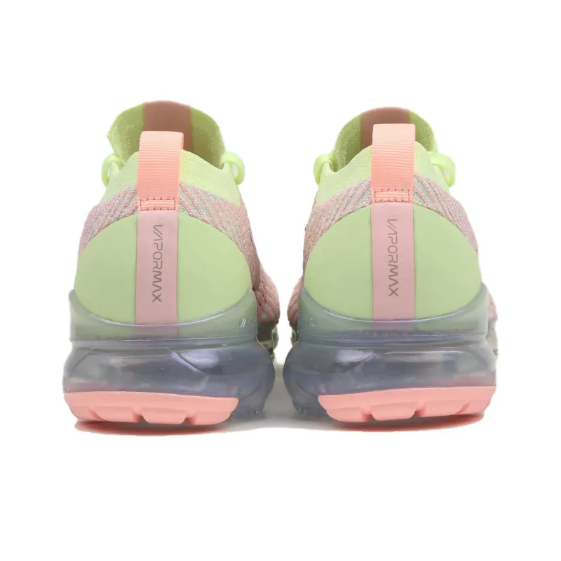 Nike Air VaporMax Flyknit 3 Barely Volt Pink Tint Women's-3