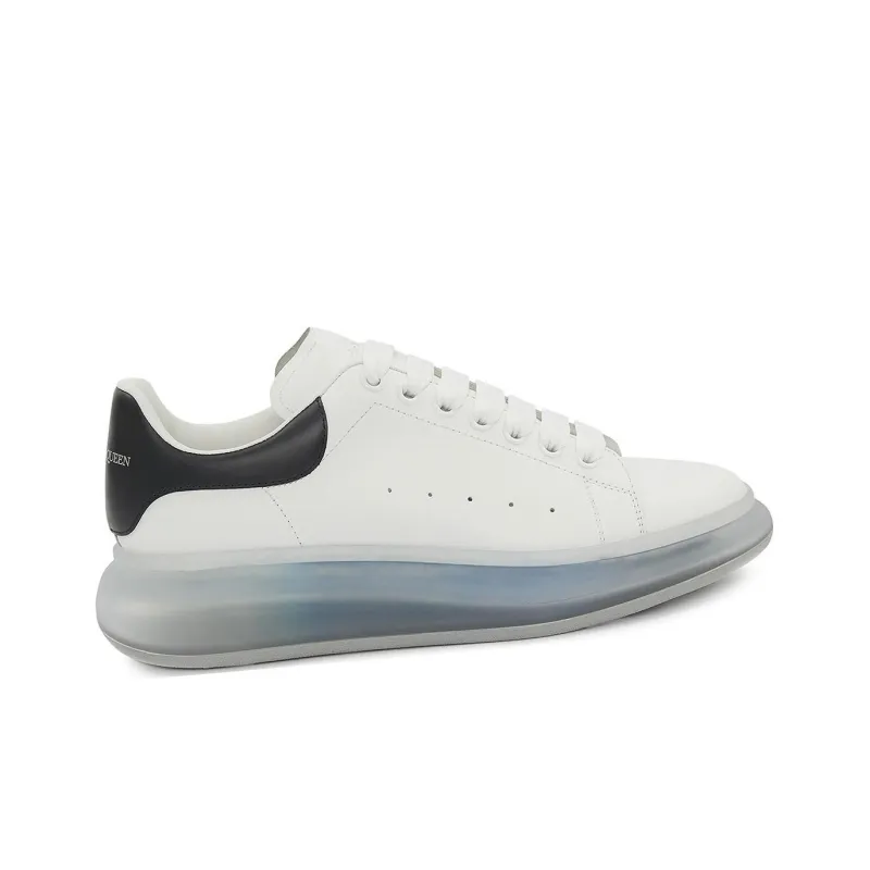 Alexander McQueen Oversized Clear Sole White Navy Blue-1