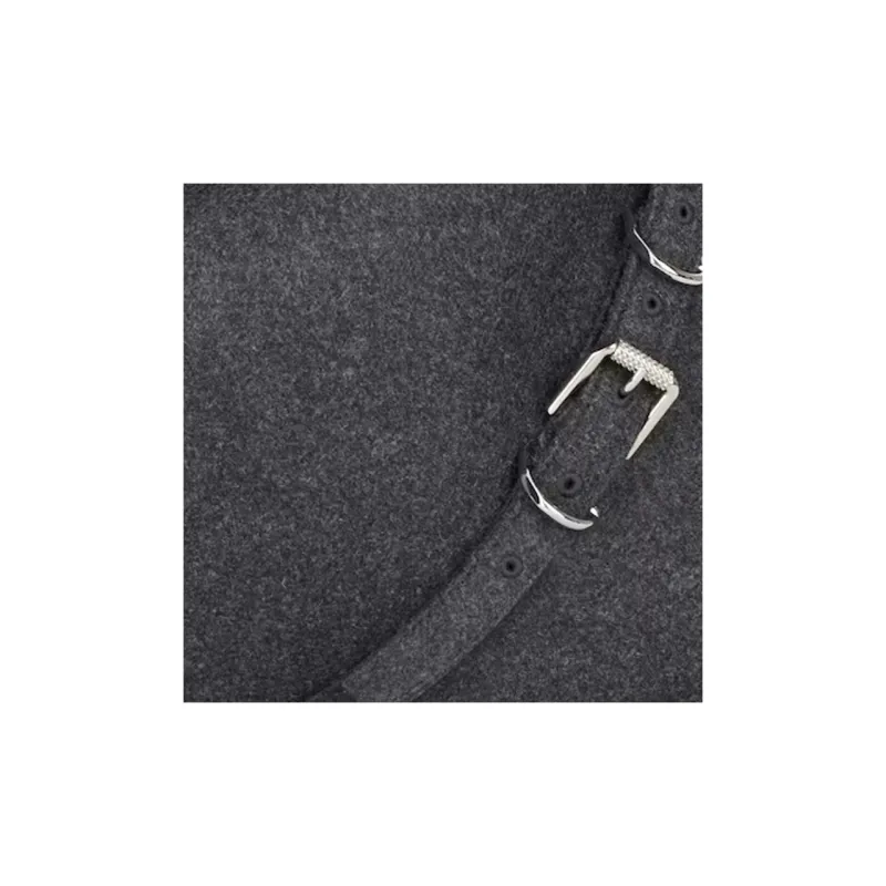 Givenchy Voyou Wool Handbag, Shoulder Bag Women's Medium Gray-3