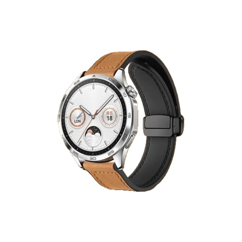Yu Qing Huawei Compatibility Watch Band Cowhide Leather Material-4