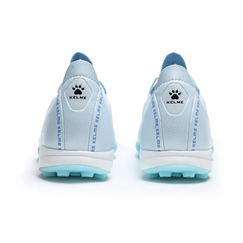 KELME TF Rubber Broken Studs Cushioning Anti Slip And Wear Resistant Soccer Shoes Unisex Sky Blue-4