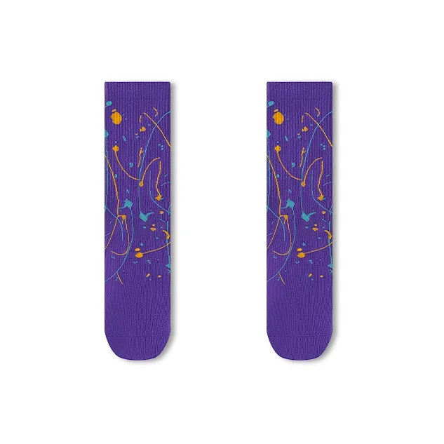 LUOLIAN Knee High Socks Unisex 2 Pack-7