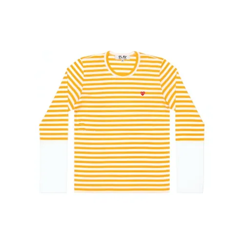 CDG Play T-Shirts Women's Yellow