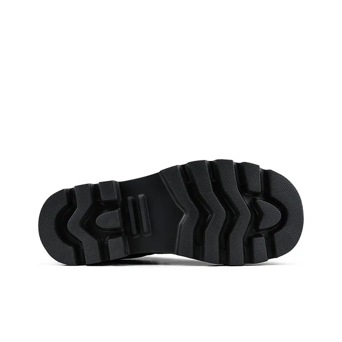 HANQIAORIJI Rebirth Collection Oversized Sports Derby Shoes Men's Black-6