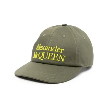 Alexander McQueen Logo Embroidered Baseball Cap