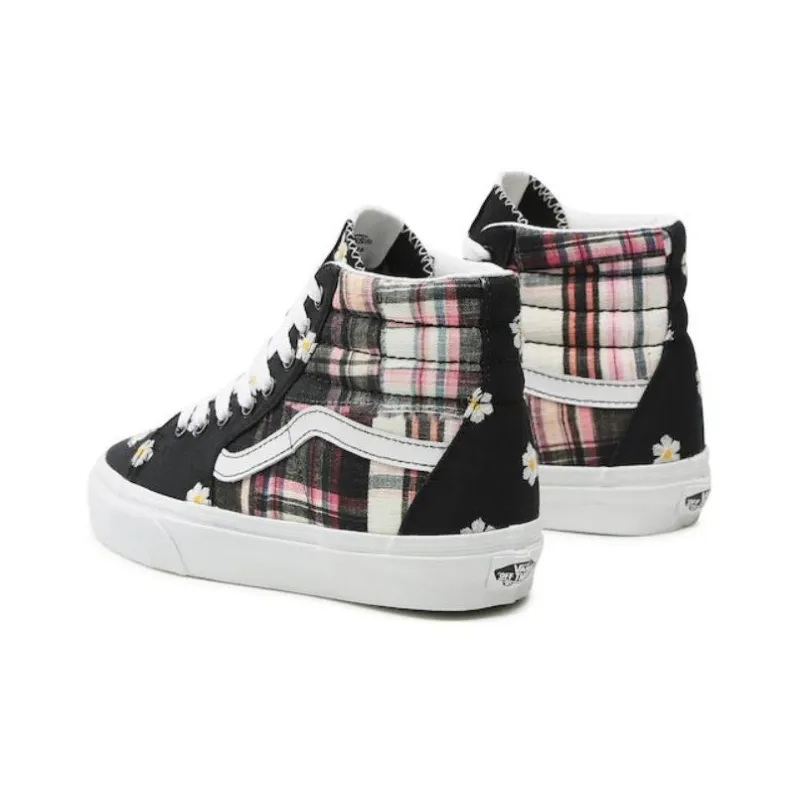 Vans SK8 HI 'Black White Pink'-3