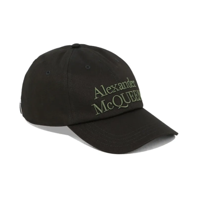 Alexander McQueen Logo Embroidered Baseball Cap-0