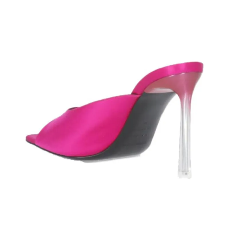 SERGIO ROSSI Open Toe Slip On Heeled Mules Women's-3