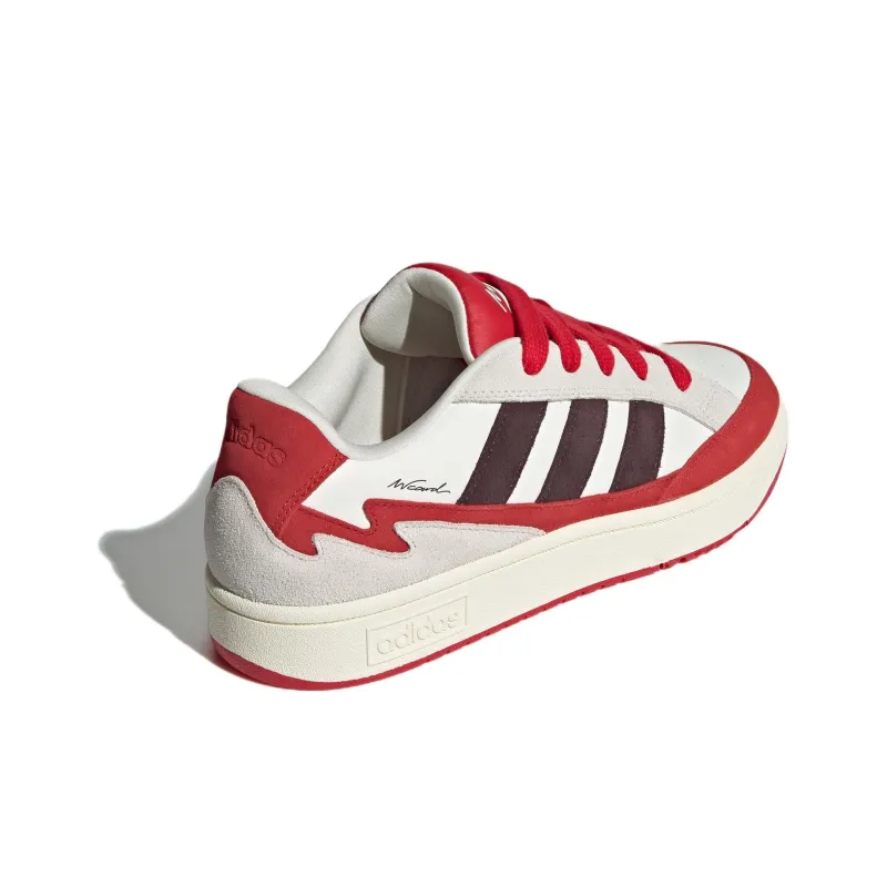 Adidas CARD LOW TRAINERS Cushioning Wear Resistant Low Top Skateboard Shoes Unisex Red-3