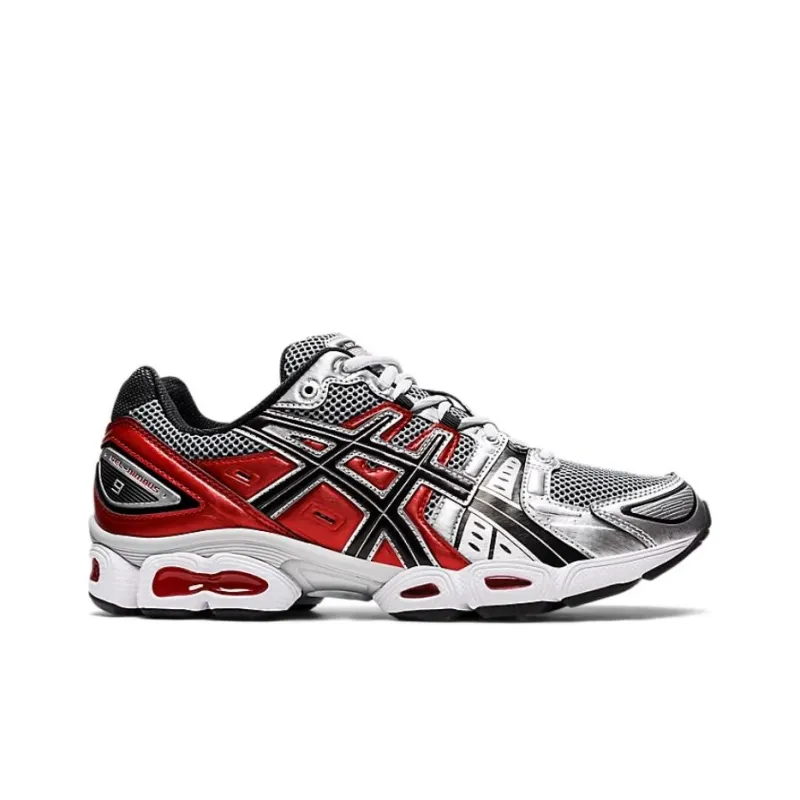 Asics Gel Nimbus 9 Pure Silver Classic Red-1