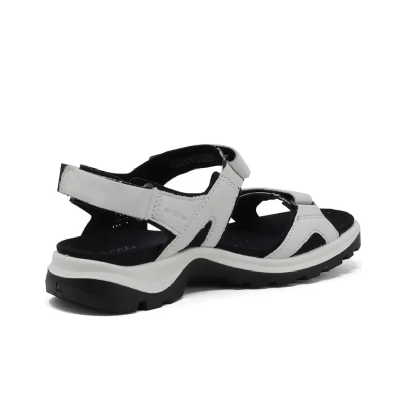 Ecco Stylish Sandals Women's White Black-2