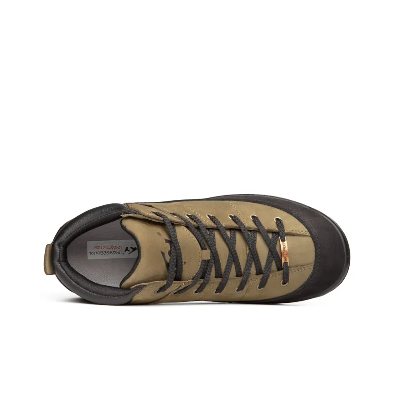 Slider Slip Resistant, Abrasion Resistant, Waterproof Mid Top Hiking Shoes Men's Olive Green-2