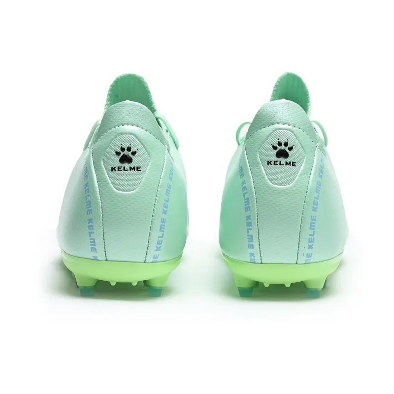 KELME MG Rubber Short Studs Anti Slip Wear Resistant Soccer Shoes Unisex Mint Green Light Blue-4
