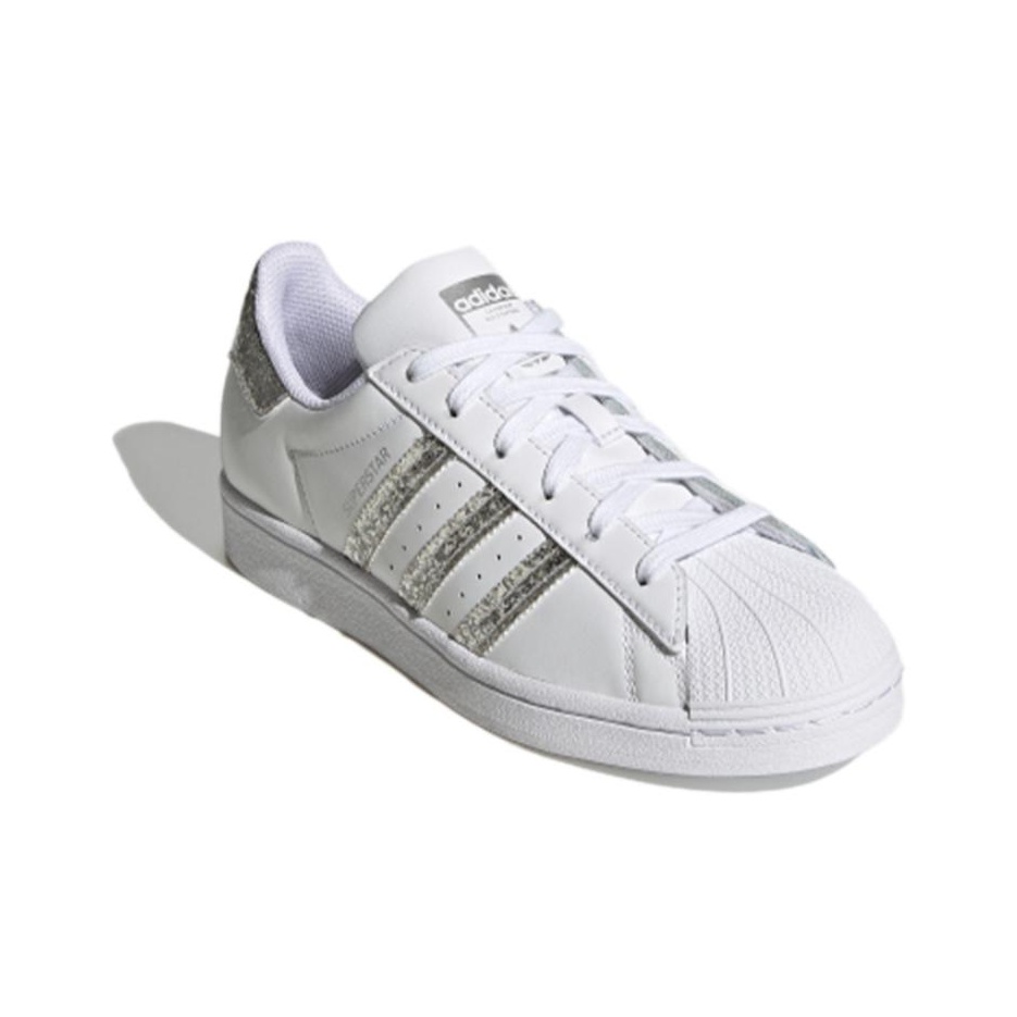 Adidas Originals Superstar White Silver Glitter Women s POIZON