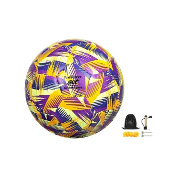 ProSelect Size 5 Ball Soccer PU Machine Stitched Soccer Ball Unisex Valley Of The Wind Purple