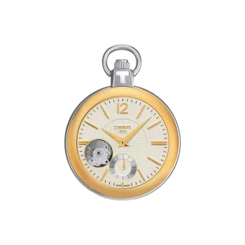 TISSOT Manual Mechanical Movement Stainless Steel Pocket Watches 49mm Unisex White T853.405.29.267.00
