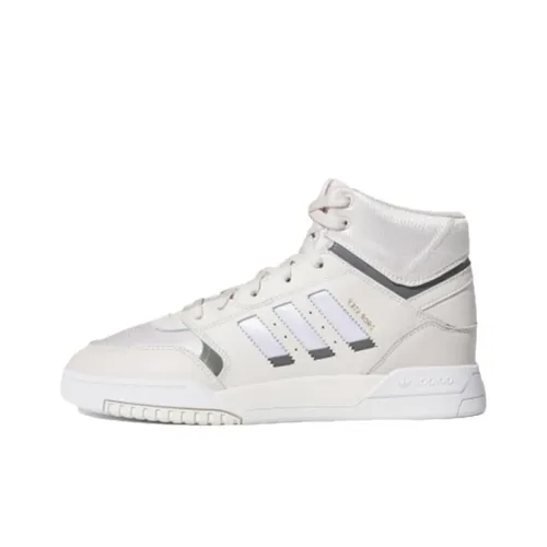 Adidas Originals Drop Step Skateboard Shoes Women's High-Top Rice