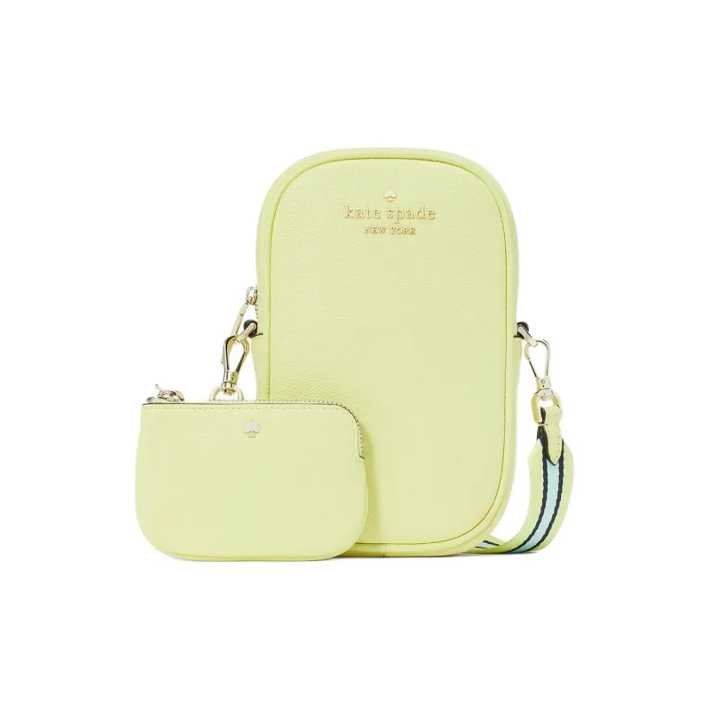 Kate Spade Litchi Grain Leather Combo Bag, Shoulder Bag, Crossbody Bag Women's Light Green-0