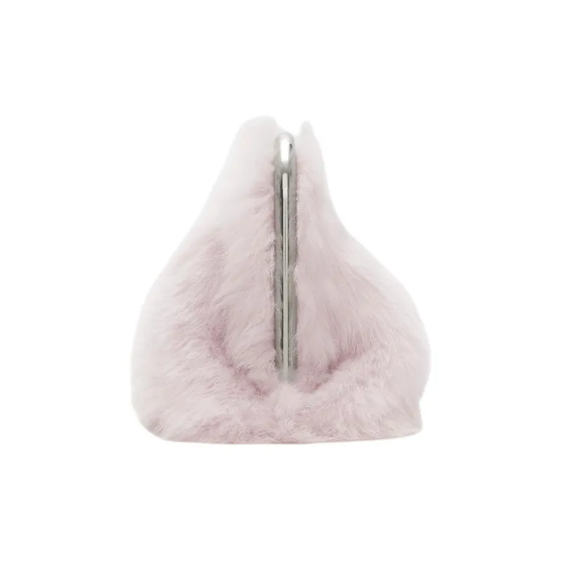 Burberry Shearling Clutch Women's Haze Color-1