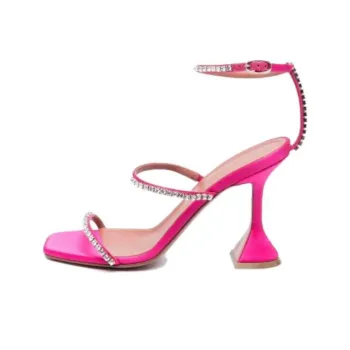 AMINA MUADDI Gilda 95mm Crystal-embellished Sandals