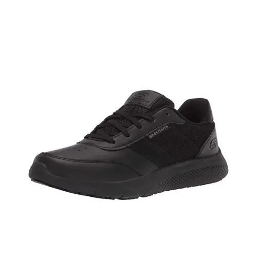 Skechers Relaxed Fit Casual Shoes Unisex Low-Top Black