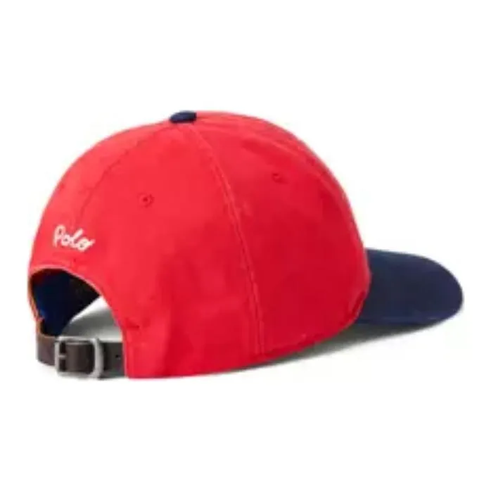 Polo Ralph Lauren Cotton Baseball Caps Unisex Red-1