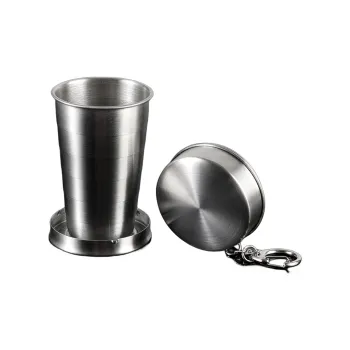 NUCKILY Outdoor Water Equipment Water Container 75ml 250ml 304 Stainless Steel