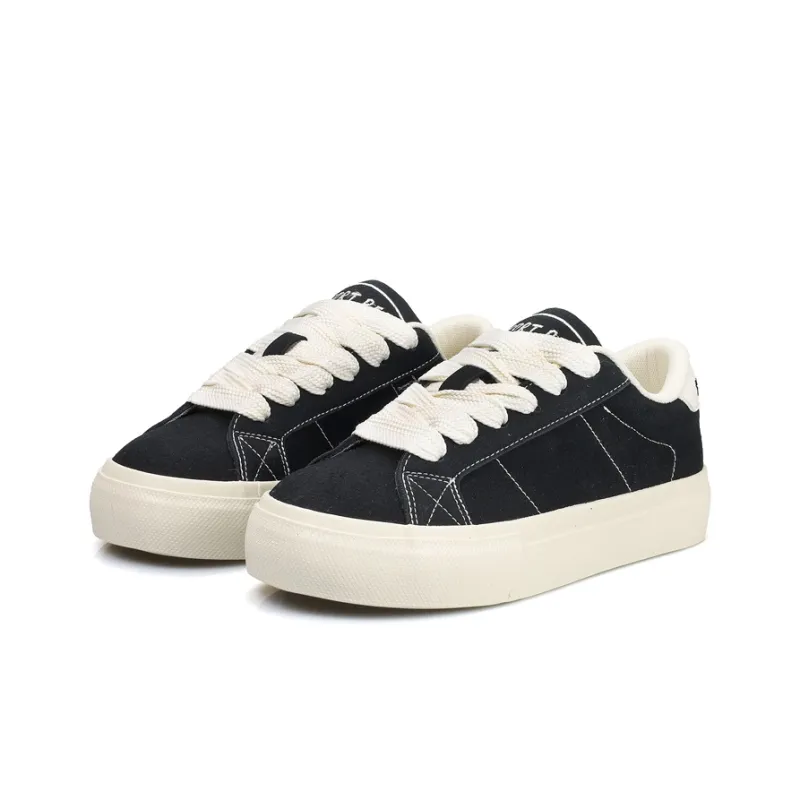 B10CROWN Low Top Canvas Shoes Women's Black-4