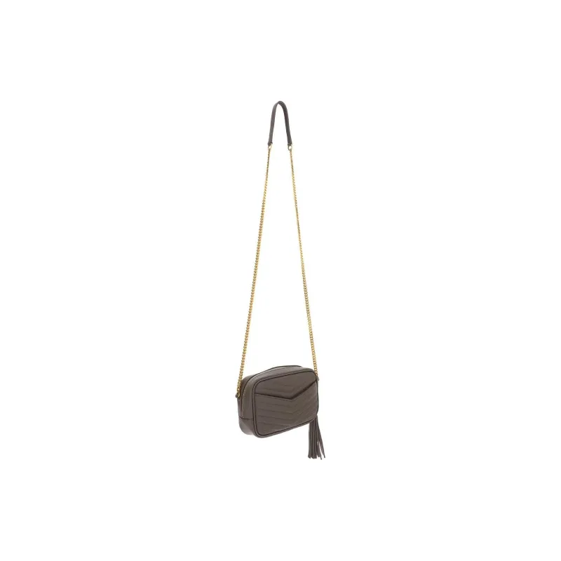 SAINT LAURENT LOU Calfskin Camera Bag Shoulder Bag Crossbody Bag Mini Women's Mist White-4