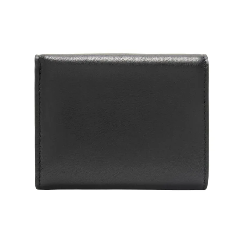 LOEWE Bright Nappa Calfskin Wallet Women's Black-1
